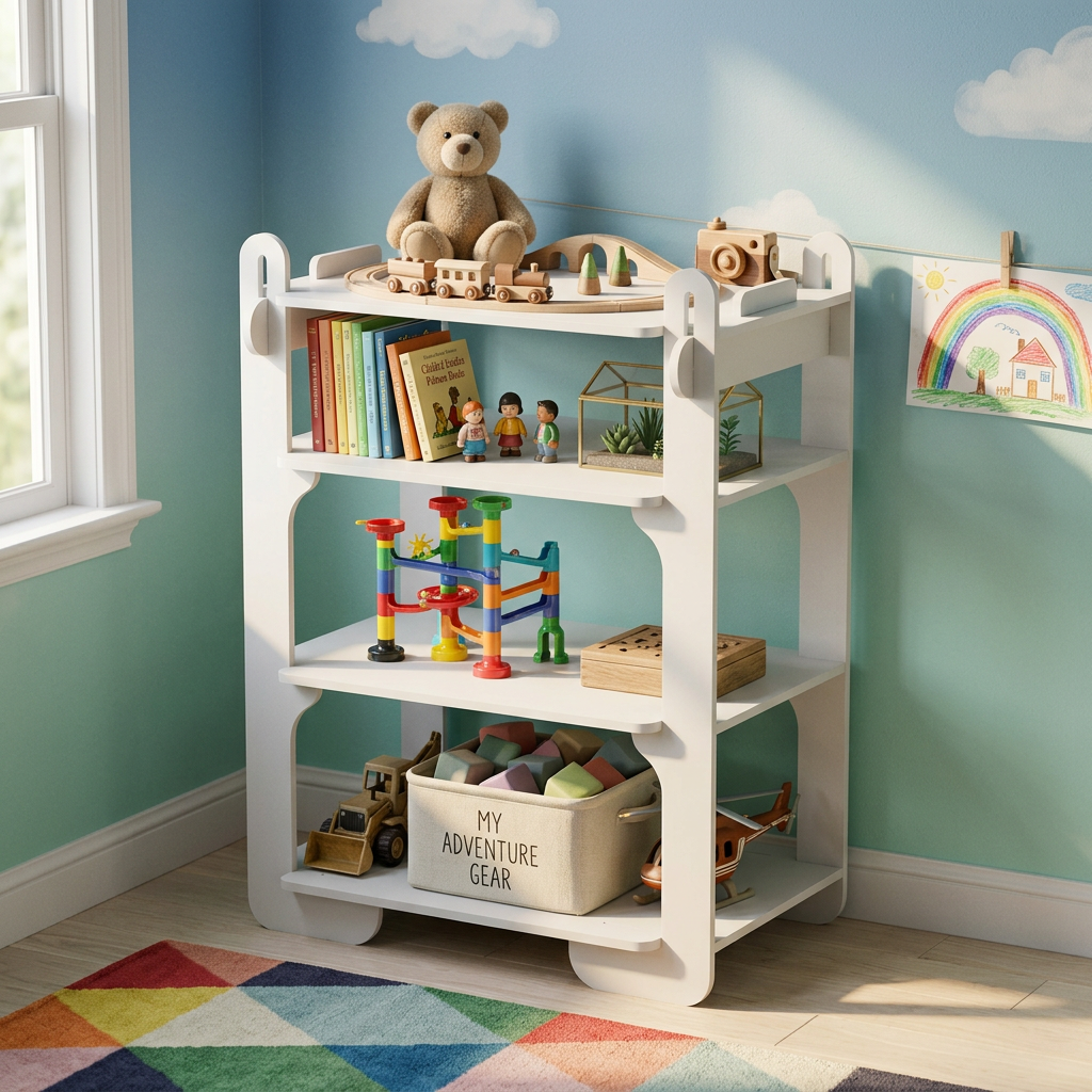 kids storage rack